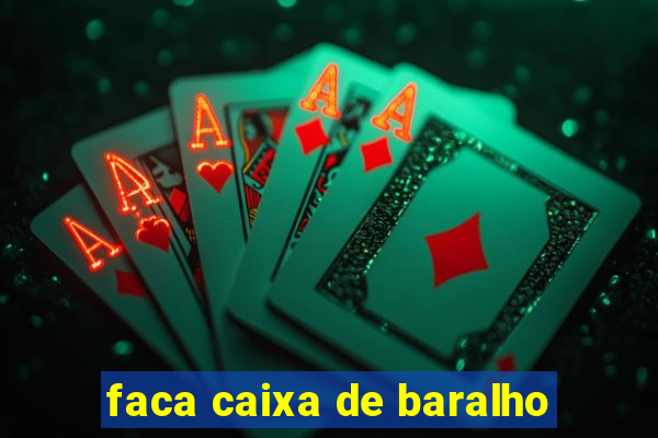 faca caixa de baralho